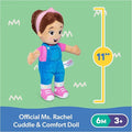 Ms. Rachel Cuddle & Comfort Doll Plush Herbie Baby-Safe Embroidered Details 6 Months+