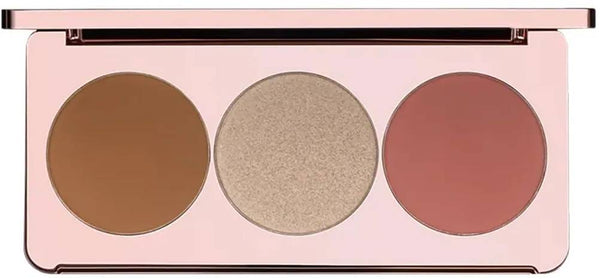 Bolver Face Palette Dew Rose Radiant Gel-Powder Highlighter Multicolor