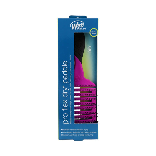 WetBrush Pro Flex Dry Paddle Hair Brush HeatFlex Vented Design Purple