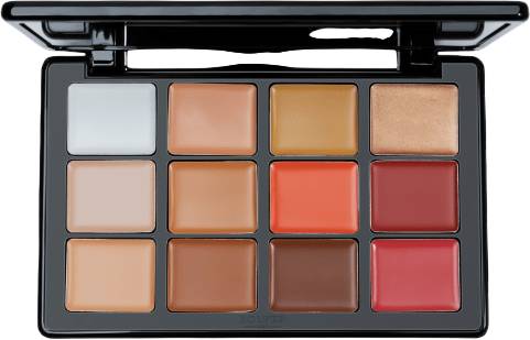 Bolver All In One Face Palette FP12 Cream Natural Finish 12 Shades