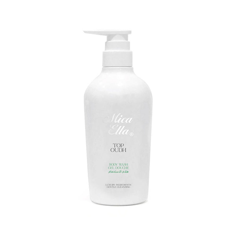 Mica Ella Luxury Top Oud Shower Gel, Amino Acids and Plant Proteins, 500 ml