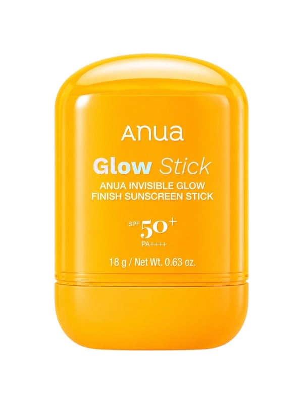 Anwa Invisible Sunscreen Stick SPF 50+ Luminous Finish with Hyaluronic Acid, Panthenol and Ceramide NP, 18g