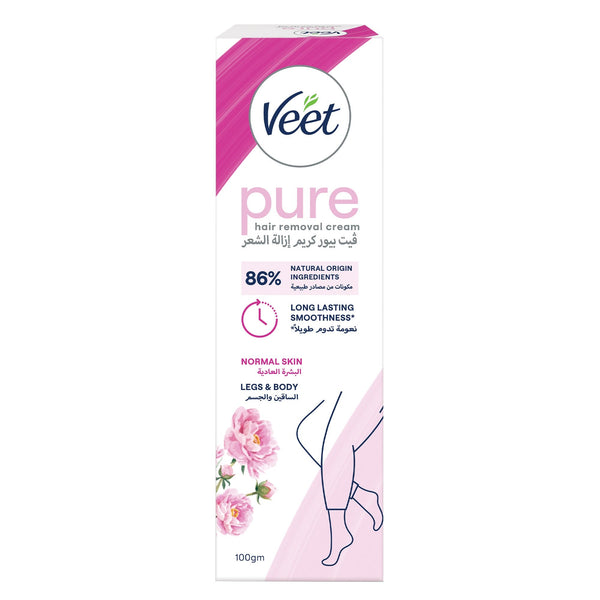 Veet Hair Removal Cream Normal Skin Lotus Milk Jasmine Fragrance 100 g