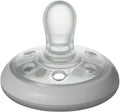 Tommee Tippee Night Time Soothers Symmetrical Silicone Glow-in-the-Dark 6-18 Months, 2 Pieces