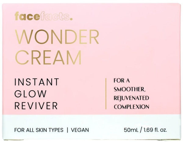 Face Facts Wonder Cream Peptide Vitamin C Niacinamide Hyaluronic Acid 50 ml