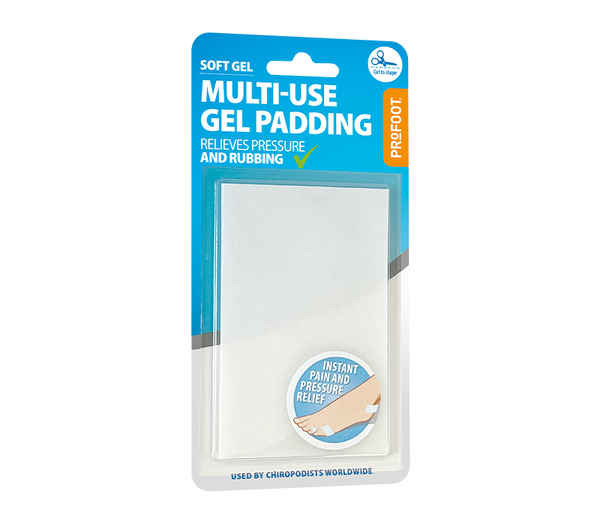 Profoot Multi-Use Soft Gel Foot Padding Self-Adhesive Pressure and Friction Cushion, 1 Piece
