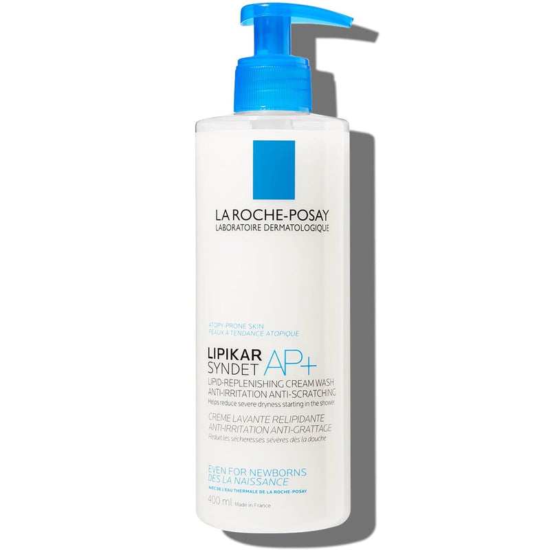 La Roche-Posay Lipikar Syndet AP+ Gentle Body Wash for Dry, Sensitive Skin