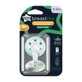 Tommee Tippee Night Time Soothers Glow-in-the-Dark Handle Symmetrical Silicone 2 Piece