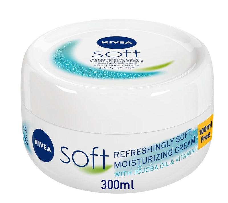 Nivea Soft Moisturising Cream Lightweight Hydrating Formula