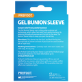 Profoot Gel Bunion Sleeve, Soft Cushioned Polymer Gel, Left or Right Foot