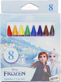 Frozen Mickey Jumbo Crayons Multicolor Non-Toxic 8 Count