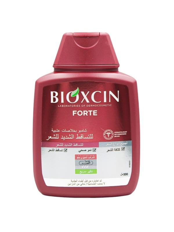Bioxcin Forte Shampoo with Herbal Extracts for Severe Hair Loss, 300 ml