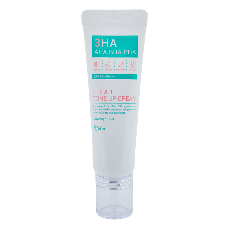 Esfolio 3HA Clear Tone Up Cream Hydrating Brightening Face Cream 50 g