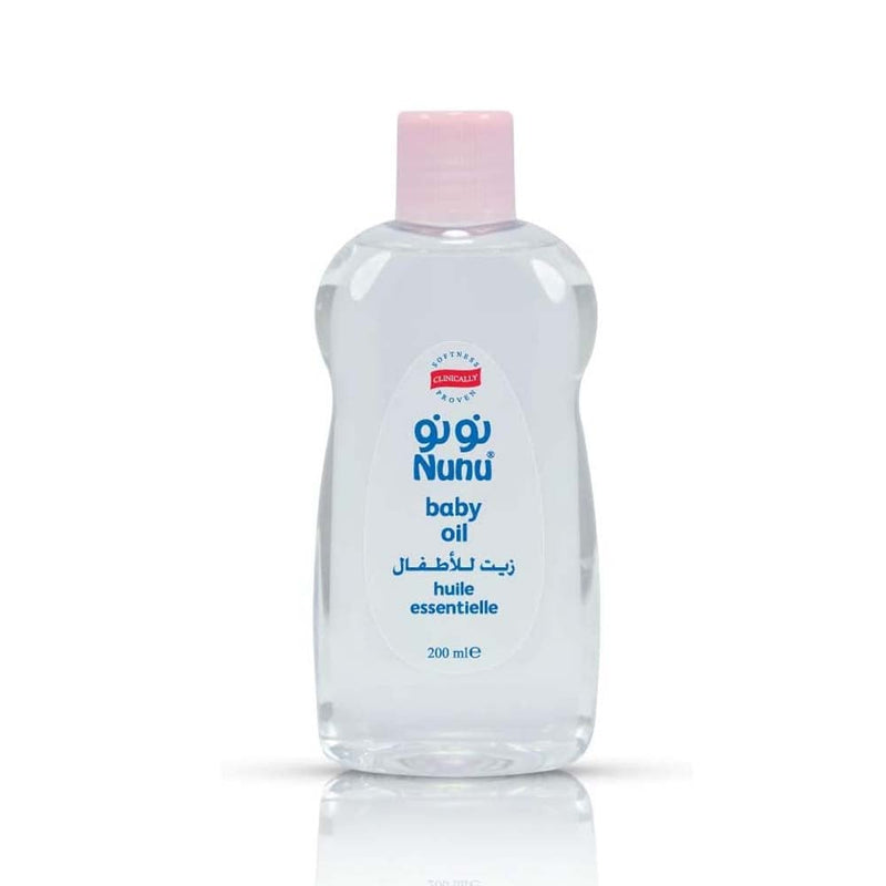 Nunu Baby Oil Botanical Formula Almond & Jojoba Oils 200 ml