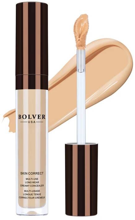 Bolver Concealer Liquid Natural Finish C07 Tan Longwear Lightweight Coverage