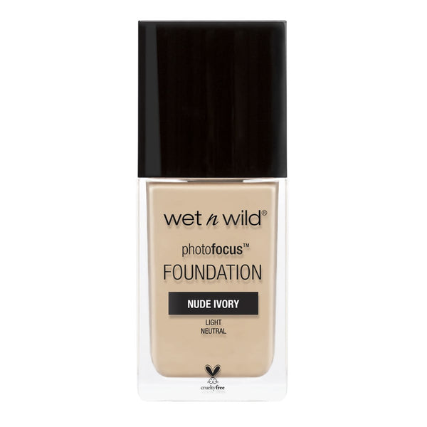 Wet n Wild Photo Focus Foundation Matte Nude Ivory Lightweight High Coverage