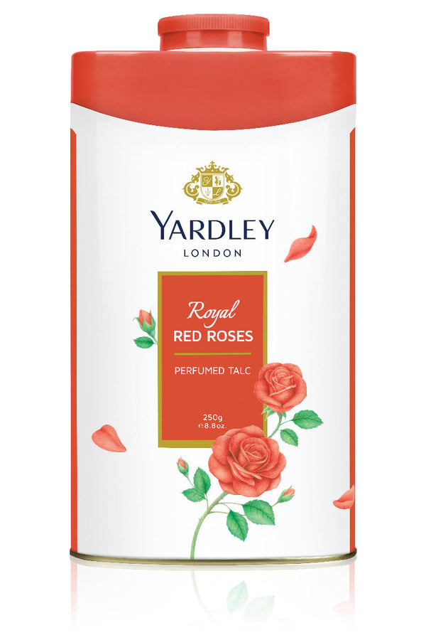 Yardley Royal Red Roses Perfumed Body Powder Floral Rose Fragrance