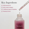 Arencia Red Smoothie 8 Pore Care Serum, Lightweight Radiance Formula, 30ml