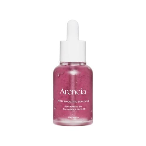 Arencia Red Smoothie 8 Pore Care Serum, Lightweight Radiance Formula, 30ml