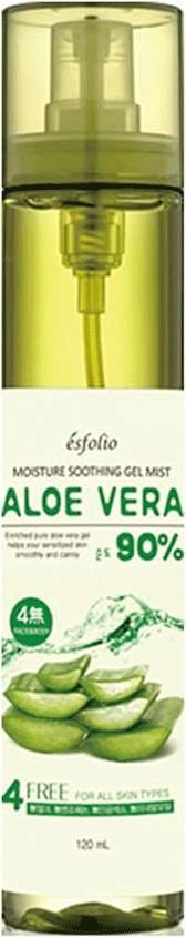 Esfolio Moisture Soothing Gel Mist Aloe Vera 90% Facial Spray 120 ml