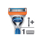 Gillette Fusion Power Razor 5-Blade System with Precision Trimmer, 1 Refill Blade