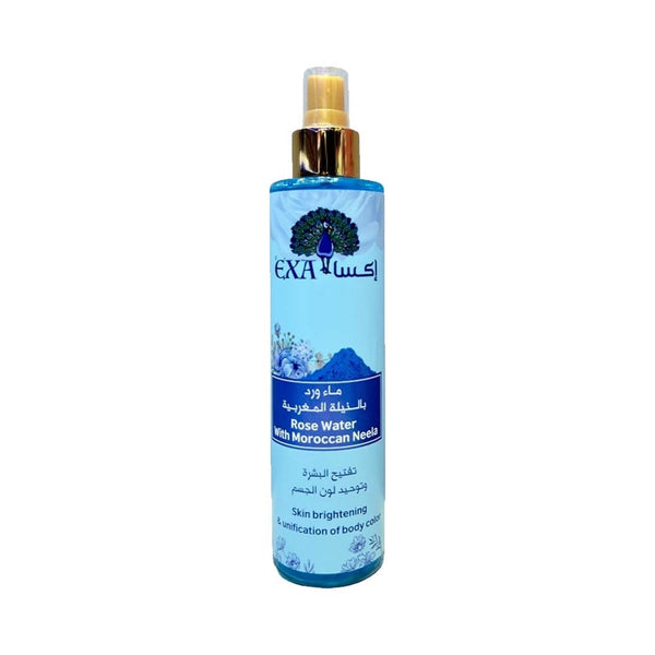 Exa Rose Water Facial Toner with Moroccan Indigo, Alcohol-Free, 250 ml
