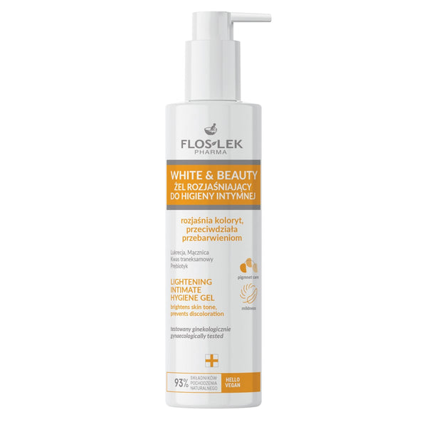Floslek W&B Light Intimate Cleansing Gel with Tranexamic Acid, Lactic Acid and Panthenol