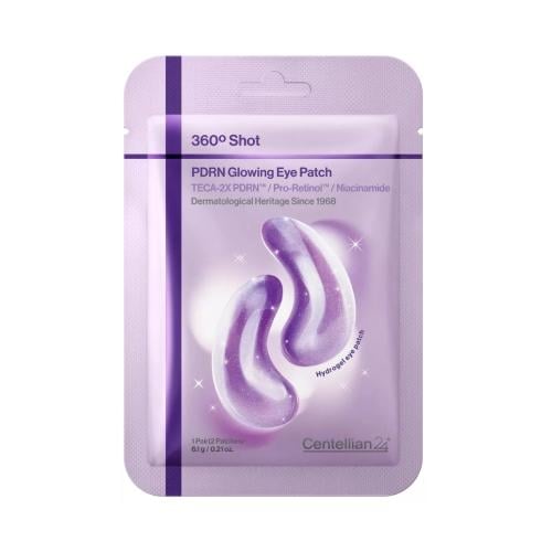 Centilian Shoot 360 PDRN Eye Patches Hydrating Brightening Eye Contour Care, 24 Pairs