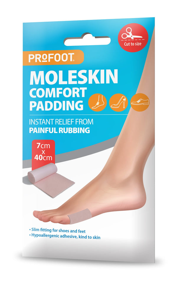 Profoot Moleskin Comfort Padding for Foot and Shoe Friction