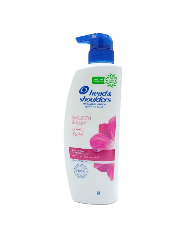 Head & Shoulders Smooth & Silky Shampoo Scalp-Cleansing Formula 500ml