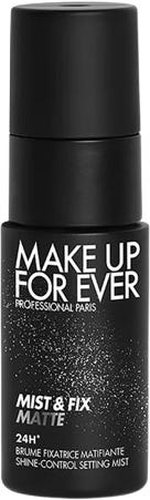 Make Up For Ever Mist & Fix Matte Setting Spray Kaolin Clay Niacinamide 30 ml