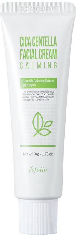 Esfolio Cica Centella Facial Cream Moisturizer Madecassoside 50 ml