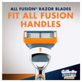Gillette Fusion Power Razor Blade Refills 5 Anti-Friction Blades 4 Pieces