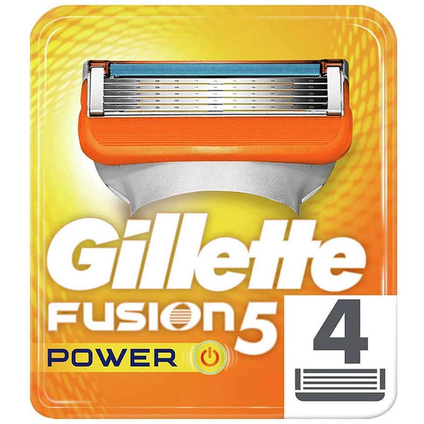 Gillette Fusion Power Razor Blade Refills 5 Anti-Friction Blades 4 Pieces