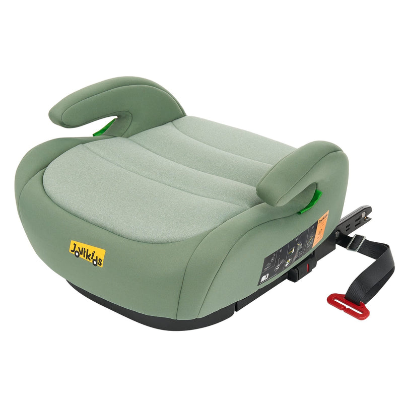 Jovikids Ohho I-Size Backless Booster Seat with ISOFIX, 4-12 Years, Green