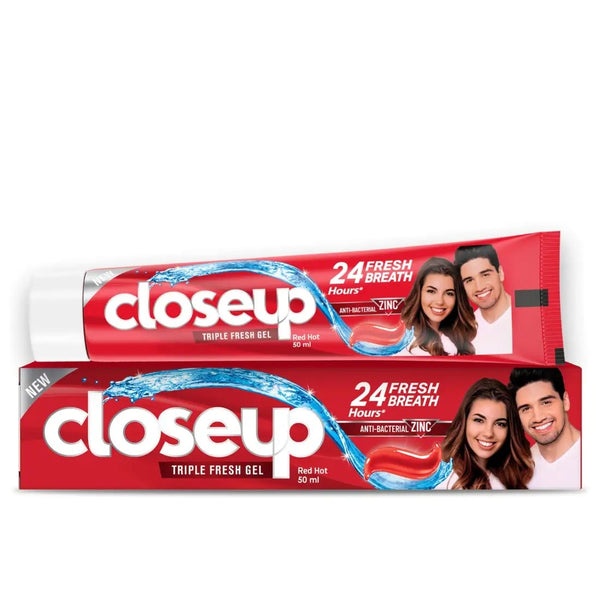 Closeup Triple Fresh Toothpaste Red Hot Flavor