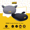 Jovikids Yoho Backless Booster Seat 3-Point Seat Belt Group 3 Grey, 6-12 Years