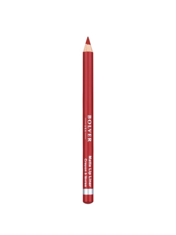Bolver Matte Lip Liner Pencil L13, Long-Lasting Smooth Matte Finish