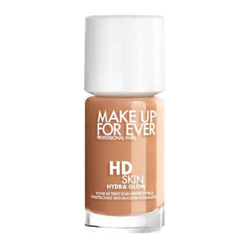Make Up For Ever HD Skin Hydra Glow Foundation Liquid Dewy Finish Hyaluronic Acid Vitamin E 2Y32 Warm Caramel 30 ml