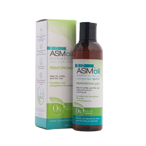 Bio ASM Oil Shampoo Reinforcing Jojoba Grapeseed Oil Panthenol Ceramide 200 ml