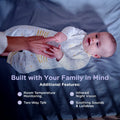 Hubble Nursery Pal Glow Smart HD Baby Monitor with Wi-Fi, Night Light and Two-Way Talk