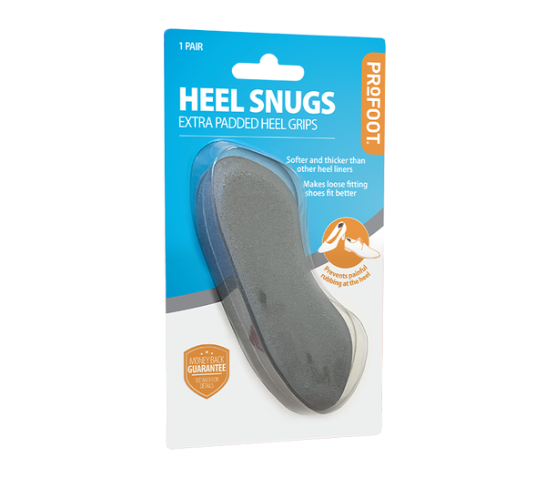 Profoot Heel Snugs Extra-Padded Heel Grips, Latex Foam, 1 Pair