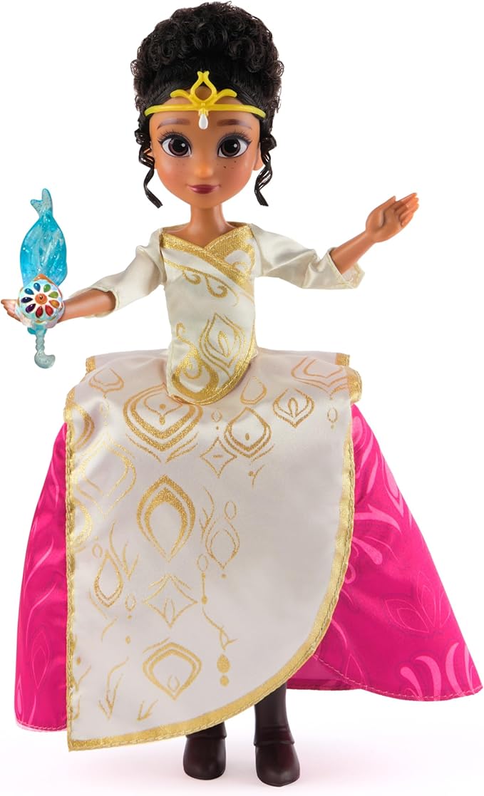 Spellbound Singing Ellian Princess Doll, 9.5 Inch, Lights and Sounds, 3 LR44 Batteries