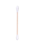 Beauty System Pure Cotton Buds 100% Cotton Dual-Head Wooden Sticks 500 Pieces