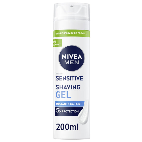 NIVEA Men Sensitive Shaving Gel Chamomile and Hamamelis Extracts