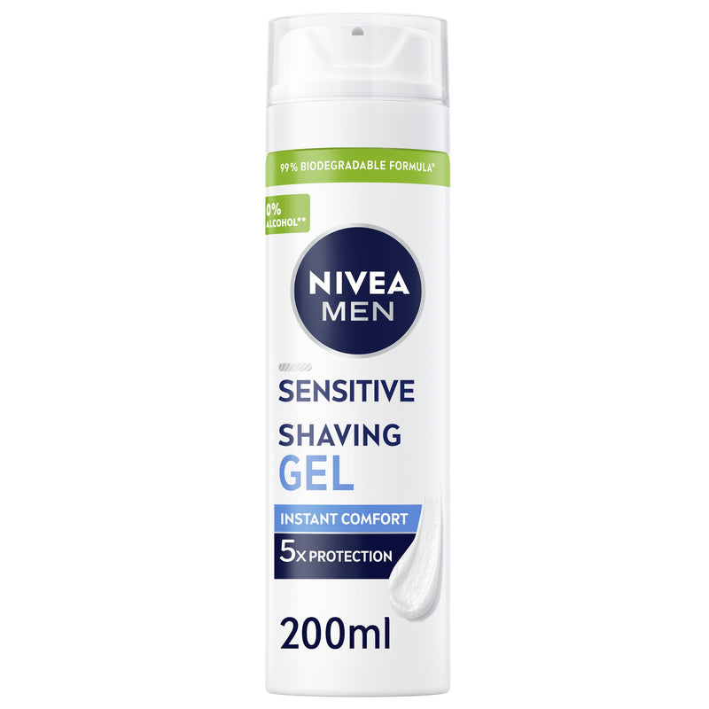 NIVEA Men Sensitive Shaving Gel Chamomile and Hamamelis Extracts