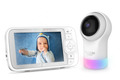 Hubble Nursery Pal Glow+ Smart HD Baby Monitor, 5-Inch Screen, Wi-Fi, Night Light