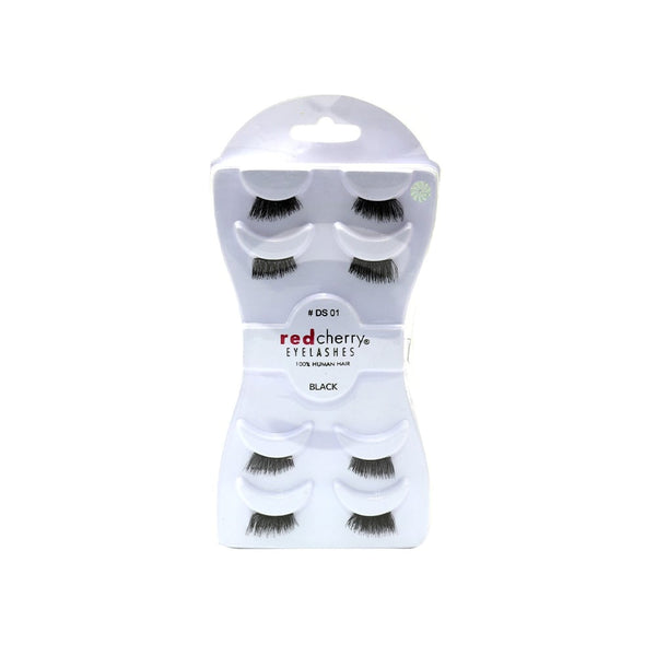 Red Cherry Eyelash Set DS 01 Black 4 Pairs