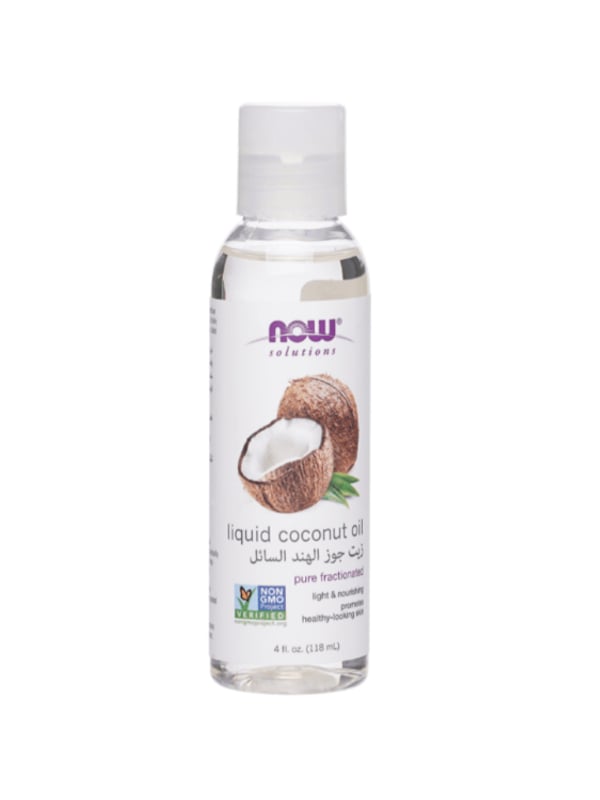 NOW Solutions Liquid Coconut Oil Lightweight Moisturizer Organic Virgin 118 ml