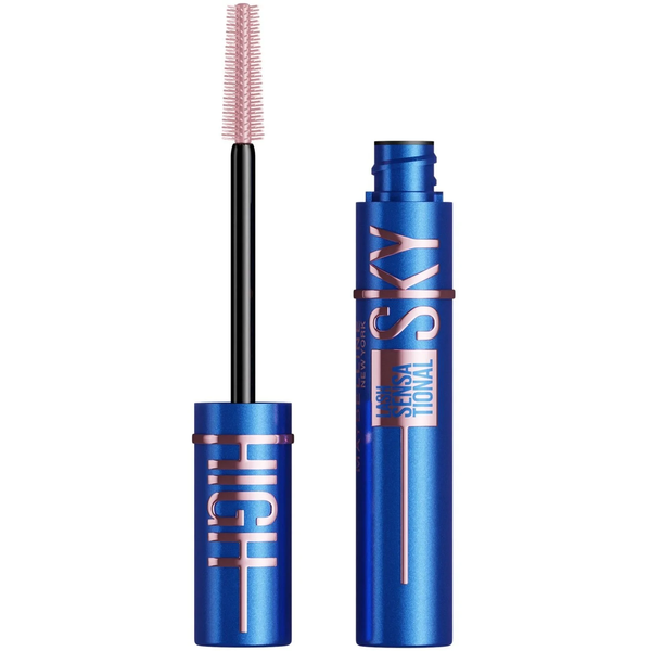 Maybelline Lash Sensational Sky High Mascara Blue Mist, Lengthening Blue Water-Resistant Formula